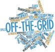 Word cloud for Off-the-grid