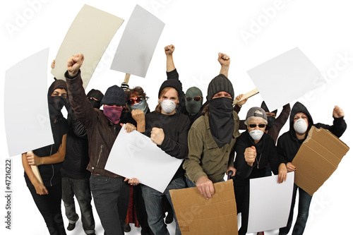 Photo: Protesters Protesters