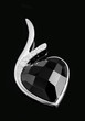 Photo: Brooch heart shape Brooch heart shape