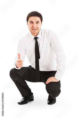 Photo: Businessman with thumbs up Businessman with thumbs up