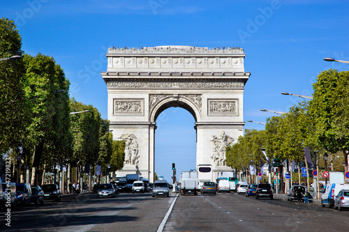 Photo: Arc de Triomphe, Paris, France. Arc de Triomphe, Paris, France.