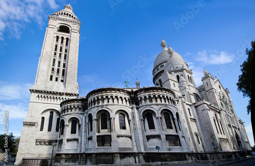 Photo: Sacre-Coeur Basilica. Paris, France. Sacre-Coeur Basilica. Paris, France.
