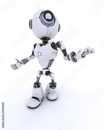 Illustration: Robot with Robot with