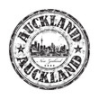 Auckland grunge rubber stamp