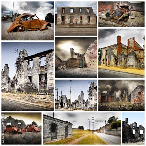 Photo: oradour sur glane collage oradour sur glane collage