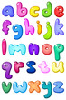 Vector: 3d bubble lower case alphabet 3d bubble lower case alphabet