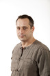 man on white background.