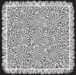 Vector: Lacy white cotton tablecloth with fringe Lacy white cotton tablecloth with fringe
