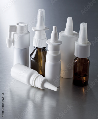 Photo: various bronchitis inhalers and sprays various bronchitis inhalers and sprays