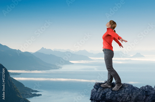 Photo: woman hiking woman hiking