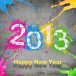 Illustration: Happy New Year 2013 Happy New Year 2013