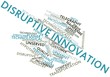 Word cloud for Disruptive innovation