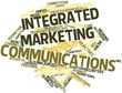 Word cloud for Integrated marketing communications