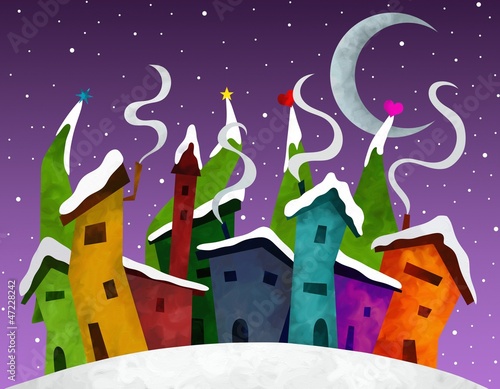 Illustration: casette innevate casette innevate