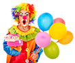 Portrait of clown.