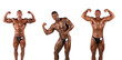 Bodybuilders posing
