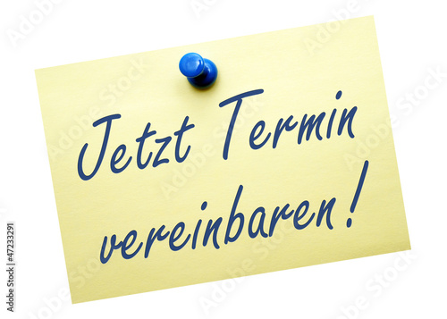 Illustration: Jetzt Termin vereinbaren ! Jetzt Termin vereinbaren !