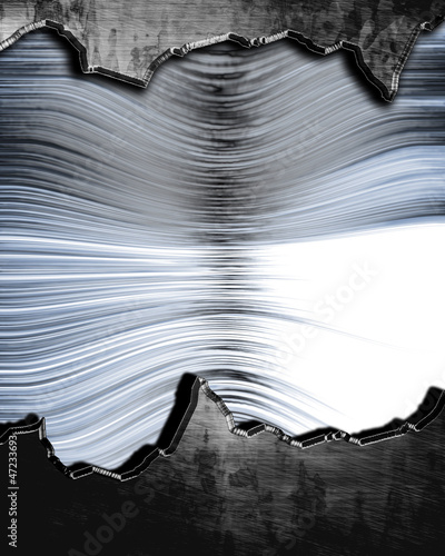 Illustration: Brushed metal plate Brushed metal plate