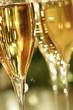 Golden champagne sparkle