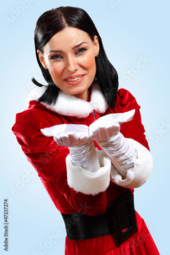 Photo: pretty santa girl pretty santa girl