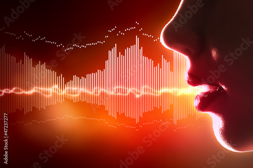Photo: Sound wave illustration Sound wave illustration