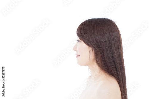Photo: 女性の横顔 女性の横顔