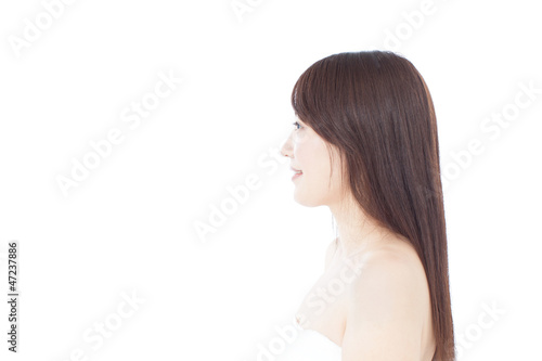 Photo: バスタオル姿の女性 バスタオル姿の女性