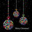 Vector: vector christmas balls vector christmas balls