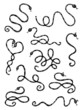 Snake silhouette collection for your design