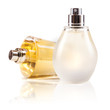 perfume bottle on white background