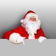 Weihnachtsmann mit grauer Fläche