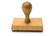 Old wooden stamp