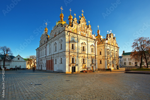 Photo: Dormition Cathedral. Kiev-Pechersk historical preserve. Dormition Cathedral. Kiev-Pechersk historical preserve.