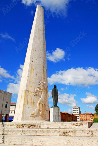 Photo: Italy, the Baracca monument in the city of Lugo. Italy, the Baracca monument in the city of Lugo.