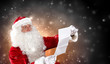 Santa with christmas letter