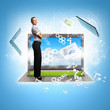 Modern technology illustration