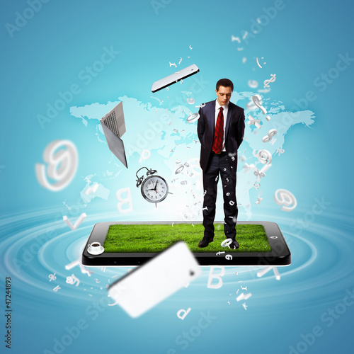 Photo: Modern technology illustration Modern technology illustration