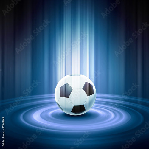 Illustration: black and white soccer ball black and white soccer ball