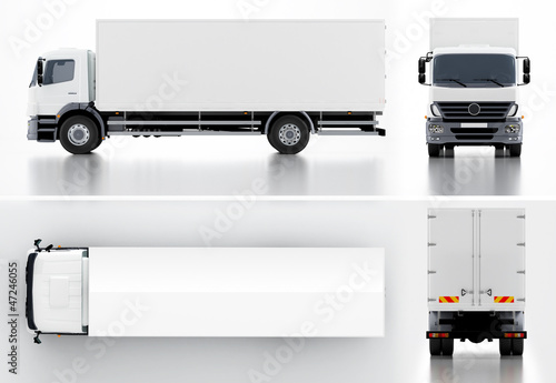 Illustration: Delivery / Cargo Truck Delivery / Cargo Truck