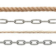 Foto: chain rope connection slavery strenght link chain rope connection slavery strenght link
