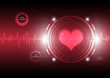 Vector: cardiograph technology cardiograph technology