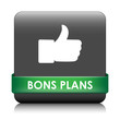 Bouton Web BONS PLANS (bonnes affaires offres soldes conseils)