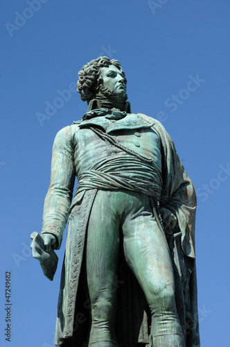 Photo: Alsace, the statue of Kleber in Strasbourg Alsace, the statue of Kleber in Strasbourg