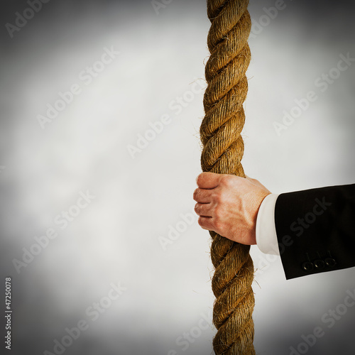 Photo: hold on to rope hold on to rope