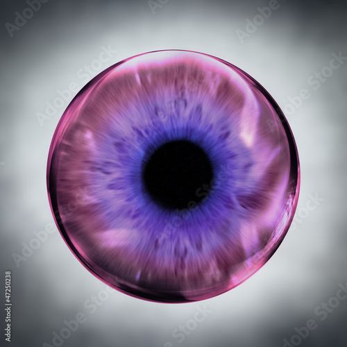 Illustration: violet eye violet eye