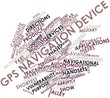 Word cloud for GPS navigation device