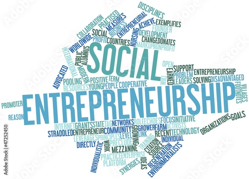 Illustration: Word cloud for Social entrepreneurship Word cloud for Social entrepreneurship