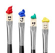 Foto: paint brush art and craft paint brush art and craft