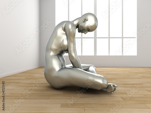 Illustration: Weibliche Depression Weibliche Depression