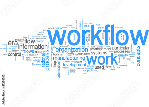 Vector: workflow (english) workflow (english)